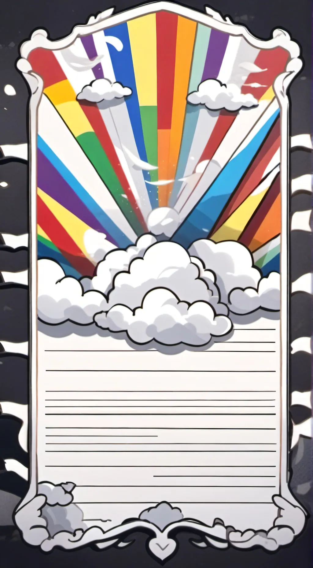 ai character: Pride!  background