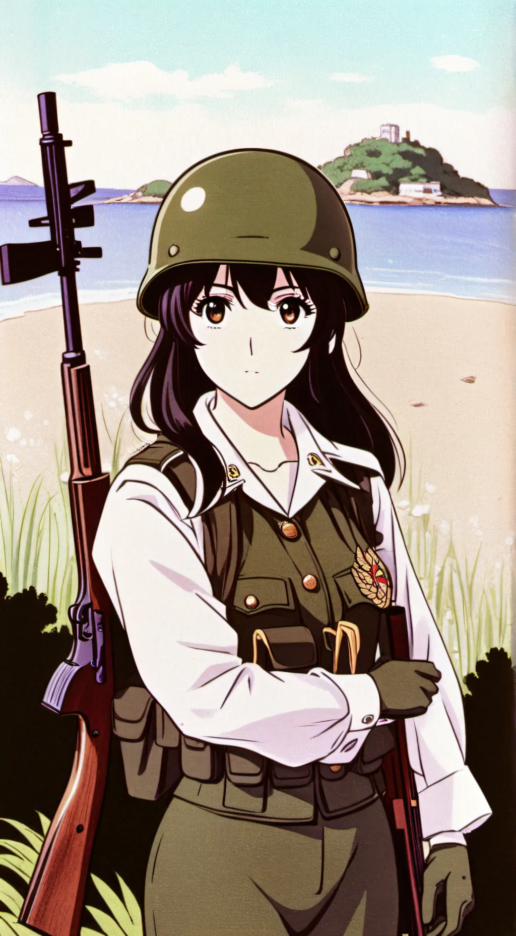 ai character: Maggie background