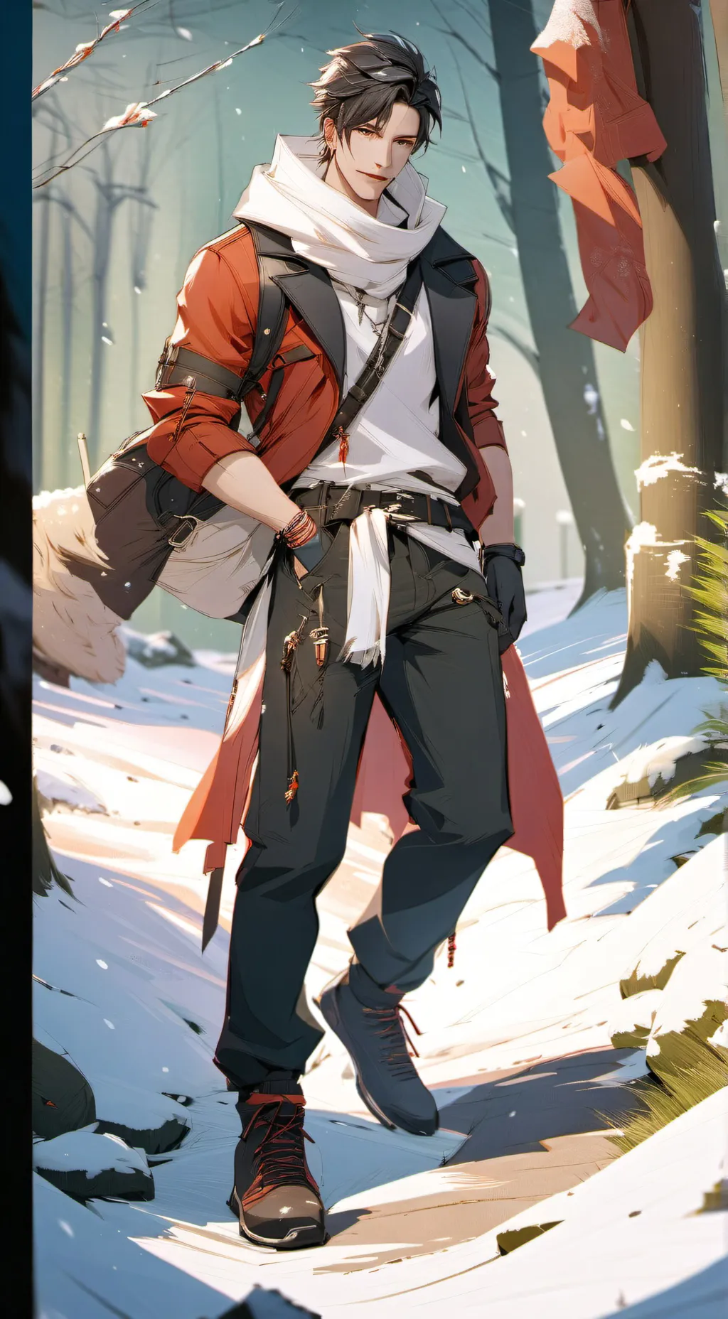 ai character: Aaron  background