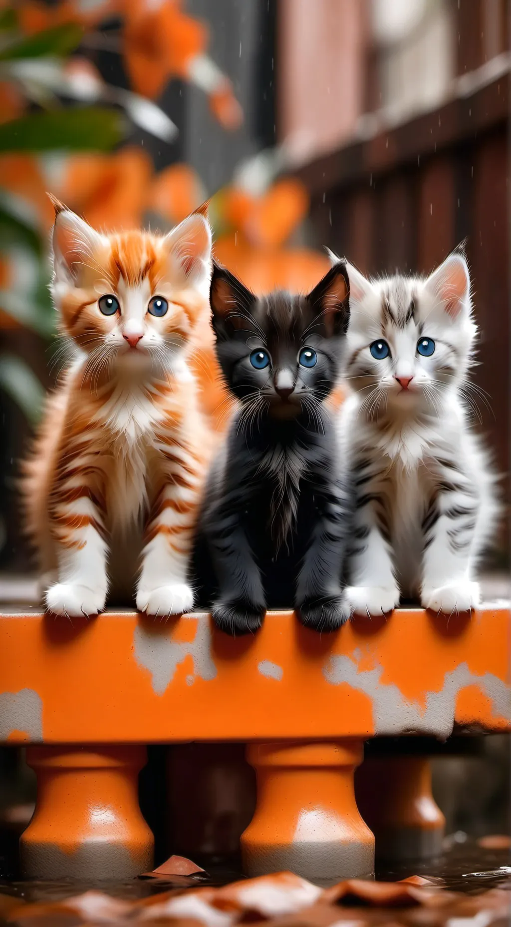 ai character: Gatos bebes background