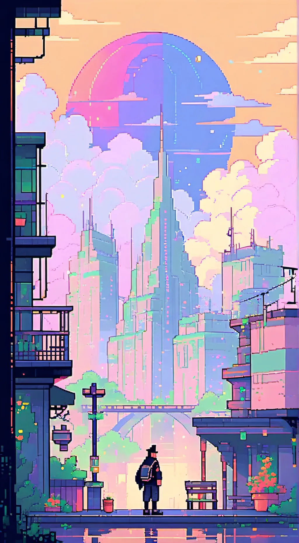 ai character: vee background