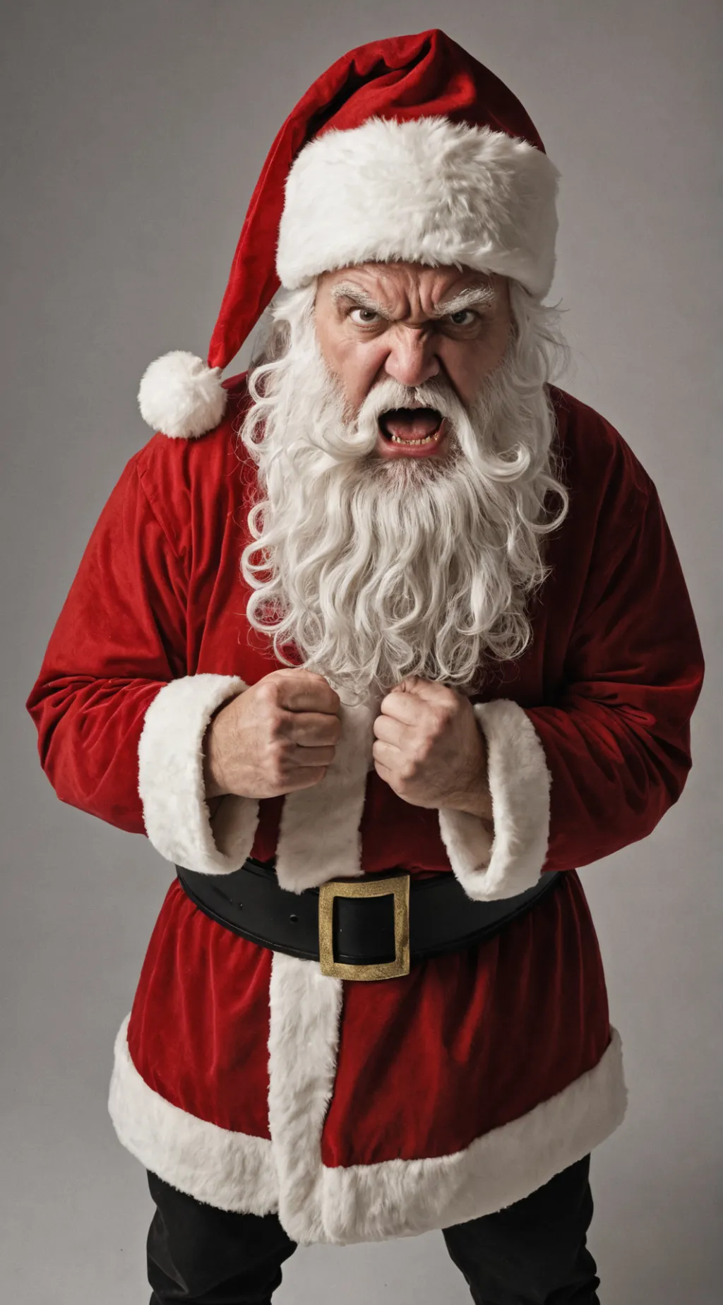 ai character: pycho santa background