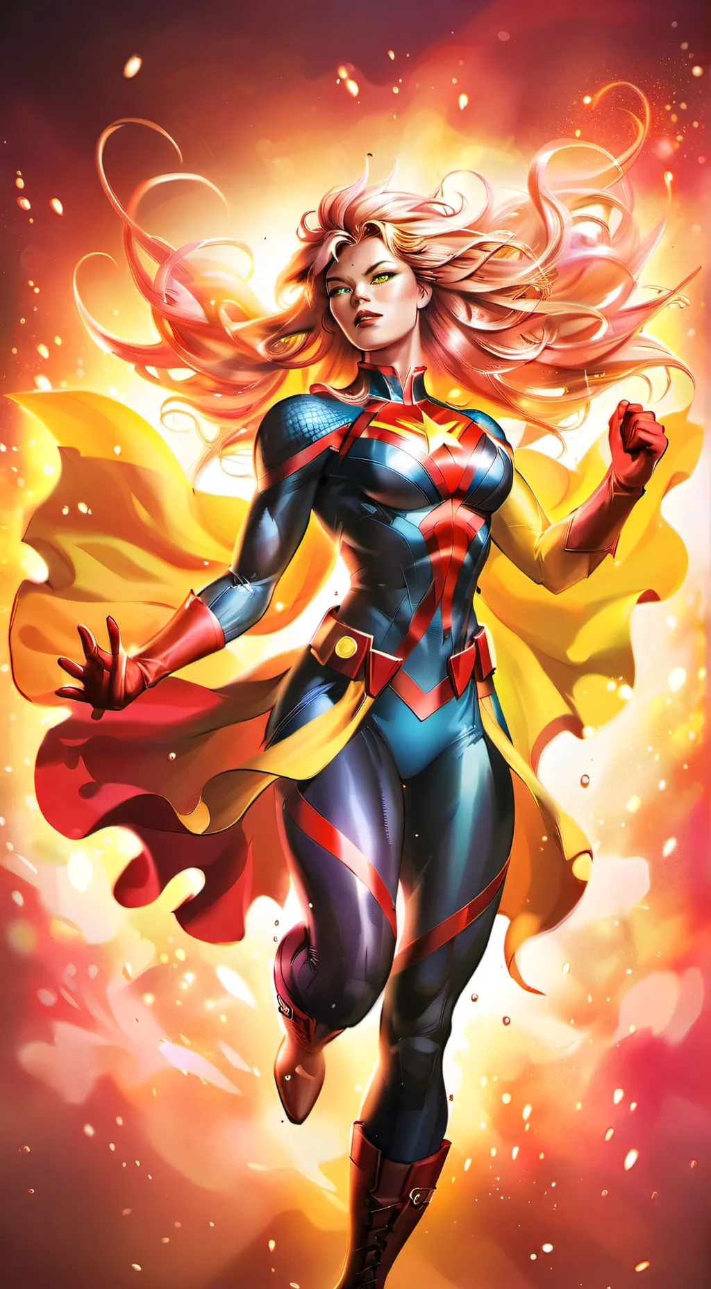 ai character: dark Phoenix background