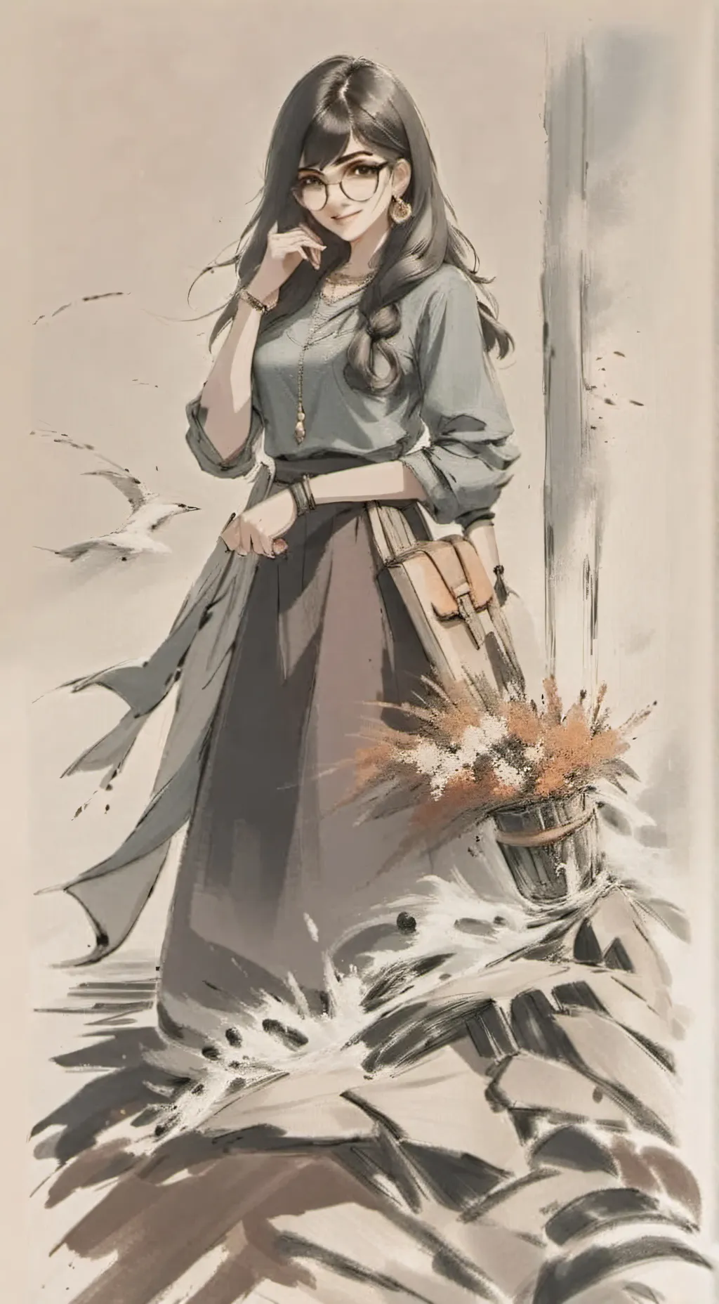 ai character: mia khalifa background