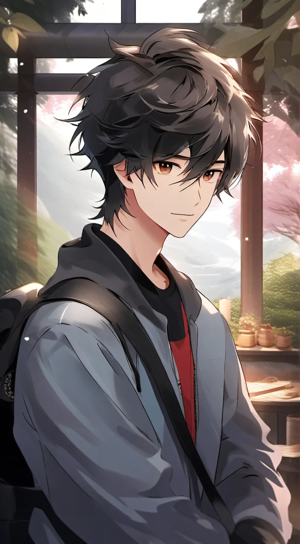 ai character: bakugo background