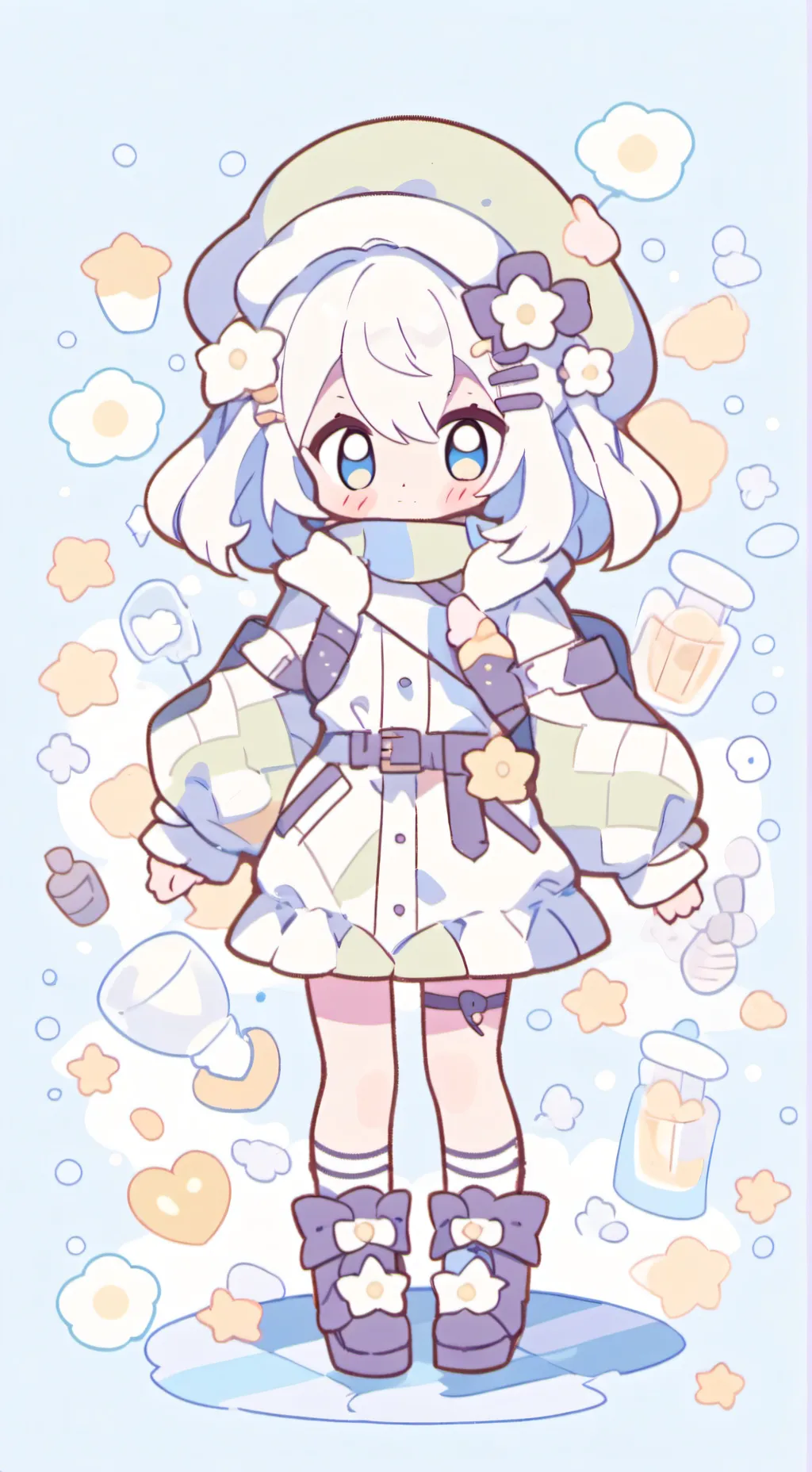 ai character: Tu novia lia background