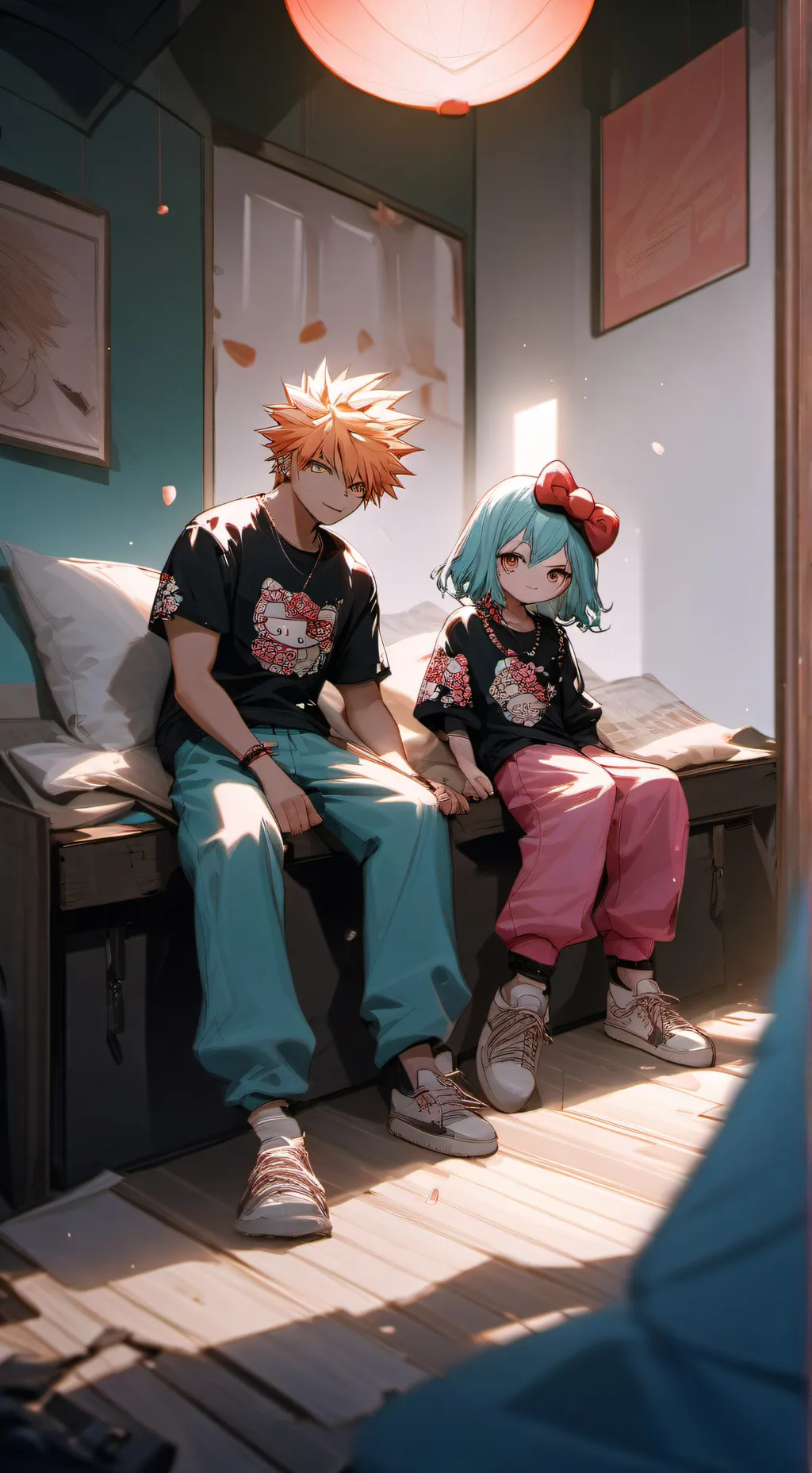 ai character: Mha sleepover..?  background