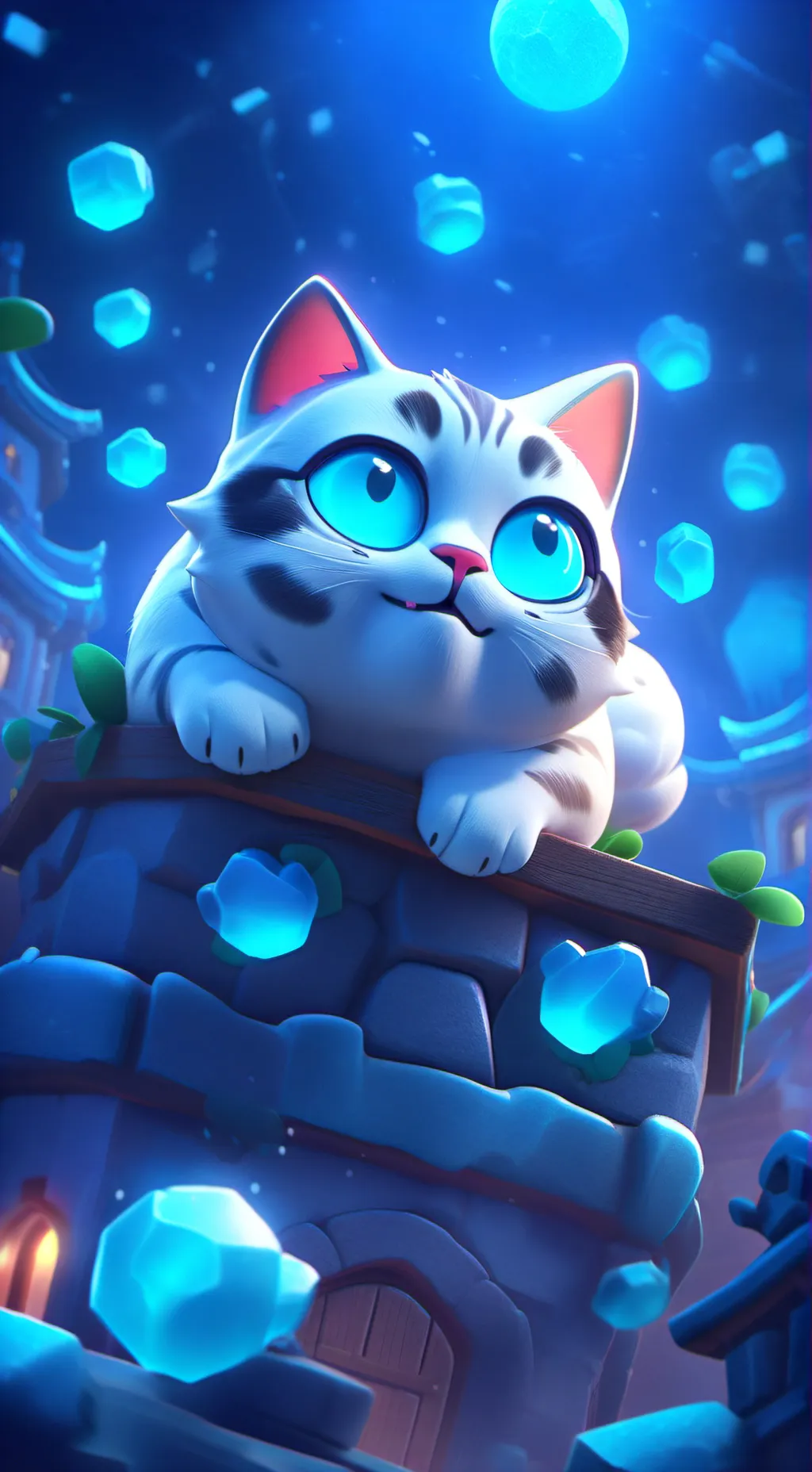 ai character: annoying cat background