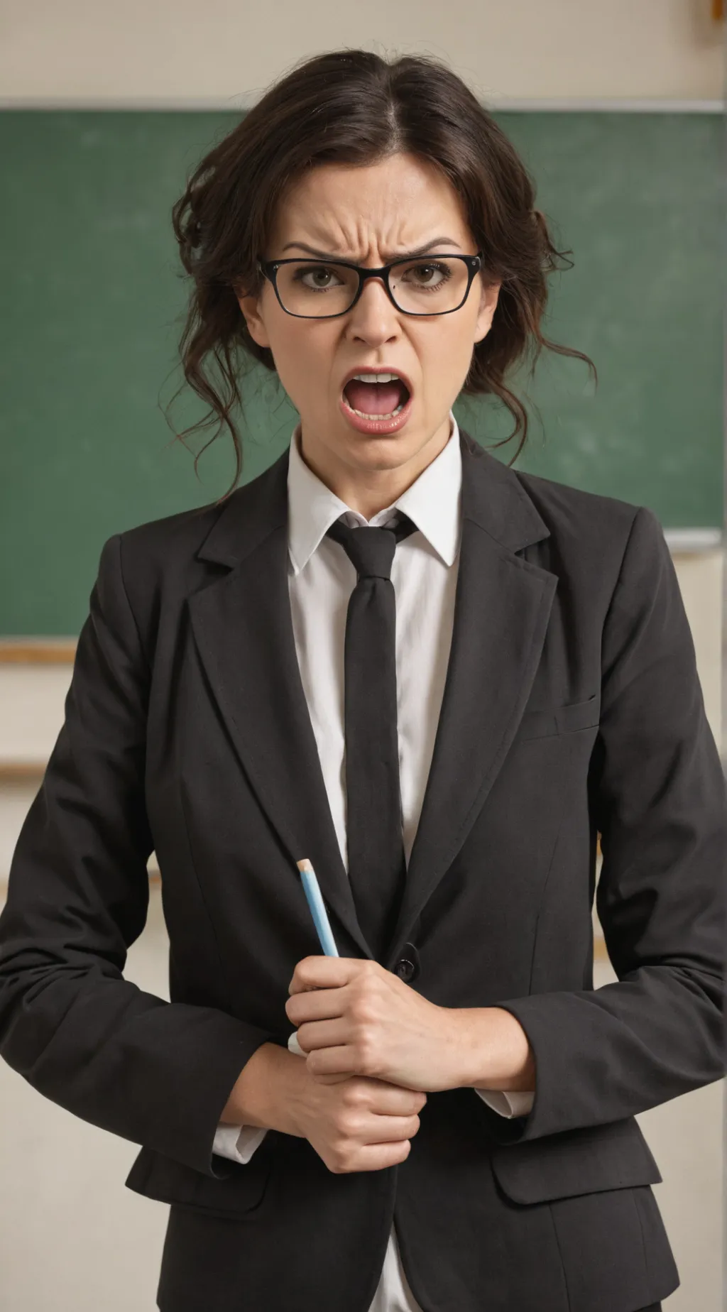 ai character: Училка background