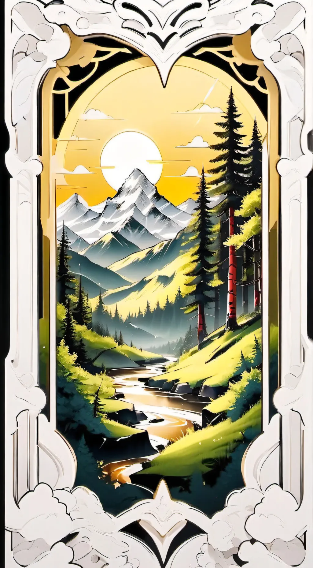 ai character: Terrace  background