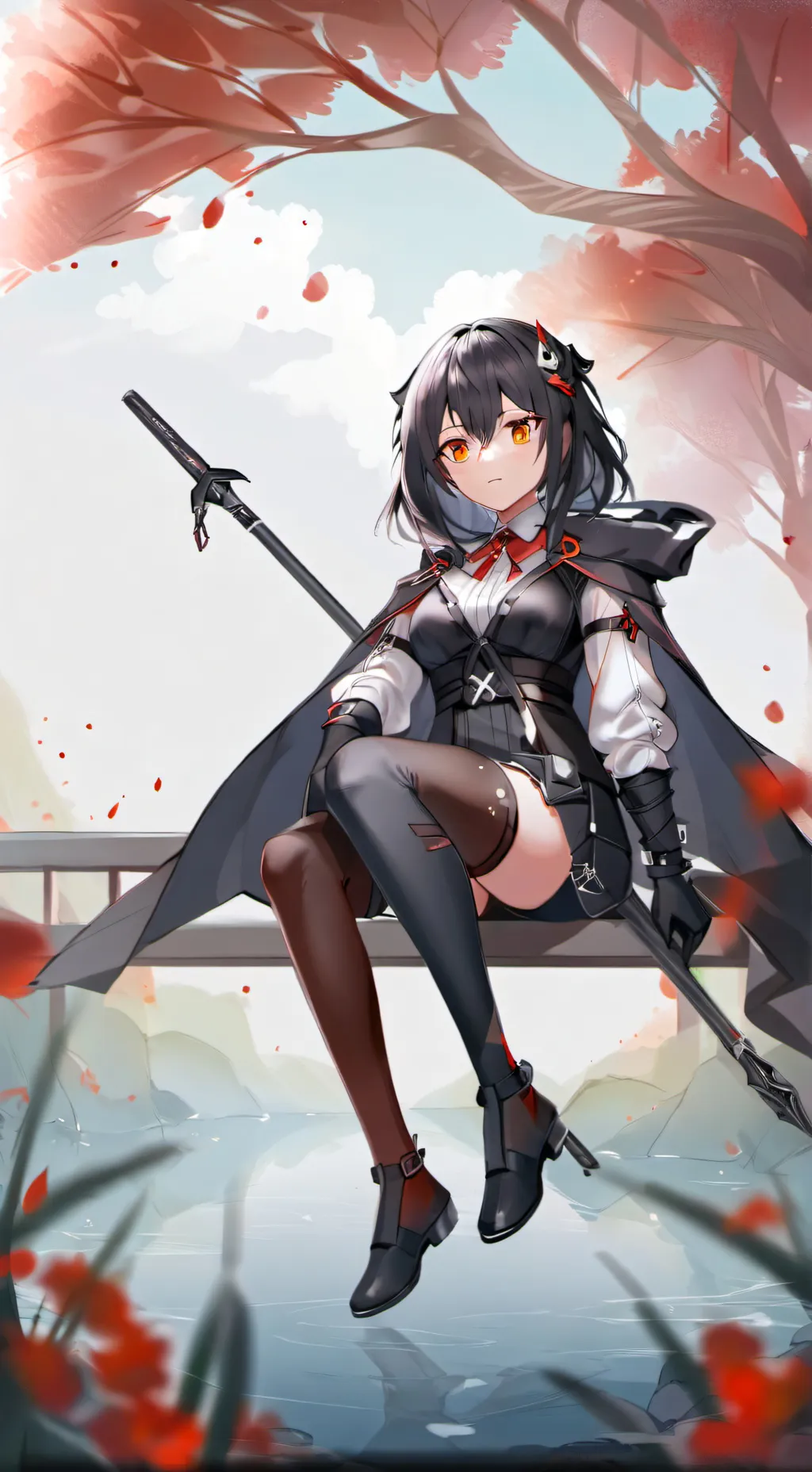 ai character: MIRIA AYAZAKI background