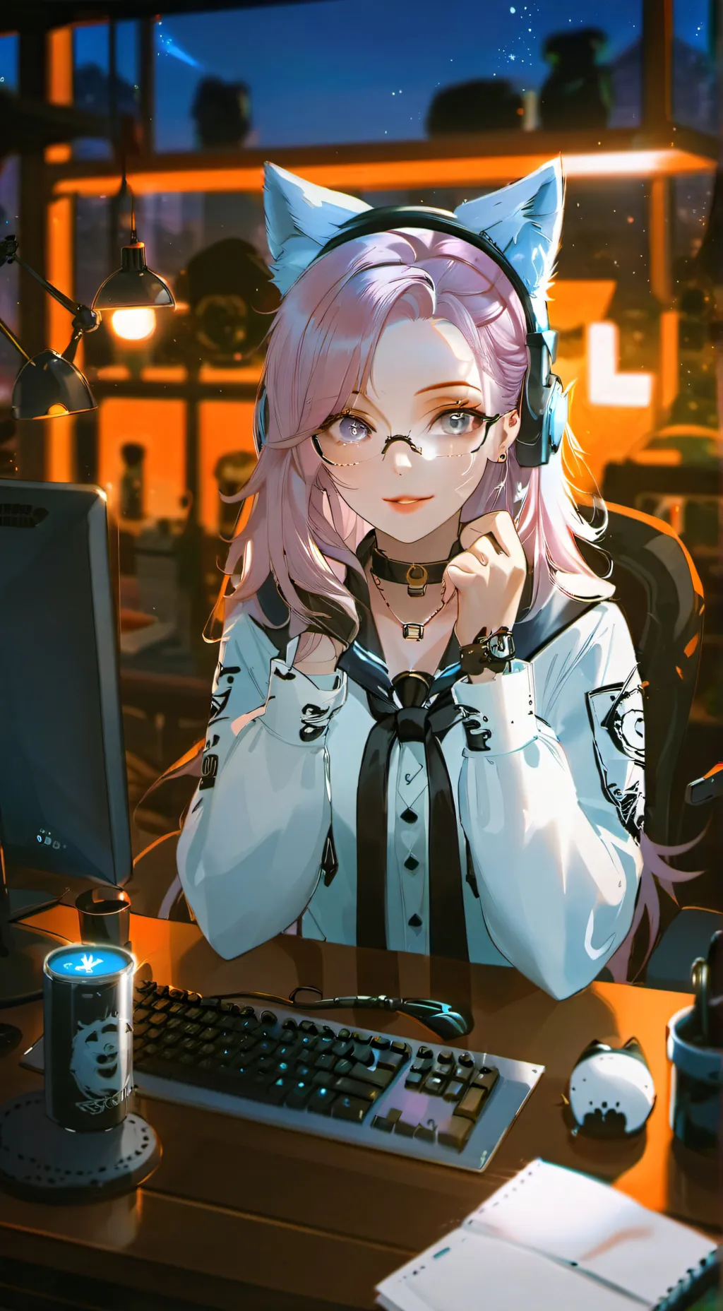 ai character: Mika background