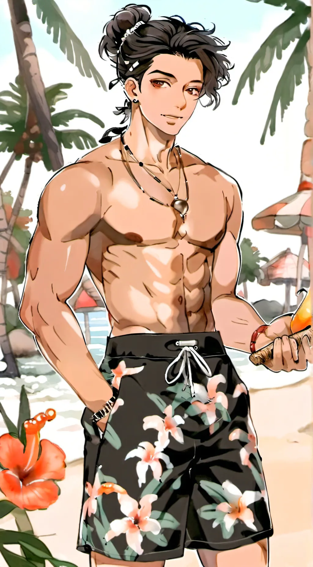 ai character: 🌊Oliver🐚 background