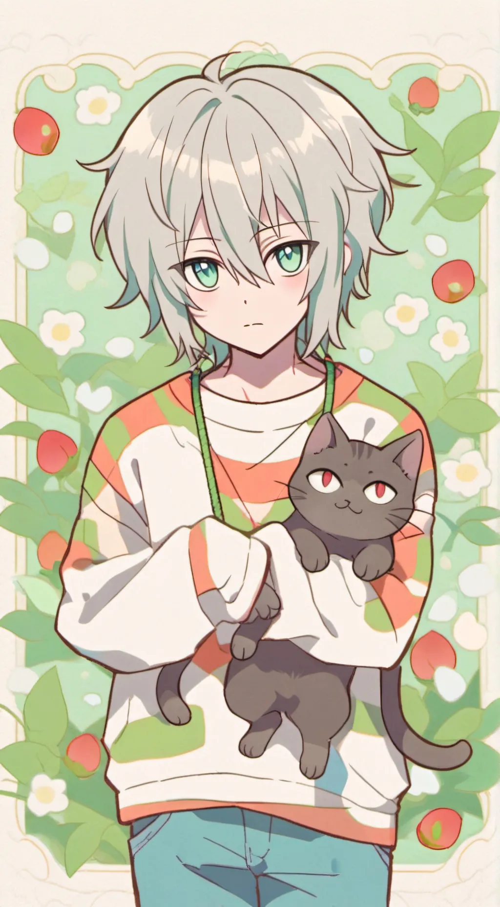 ai character: ikari 🍓 background