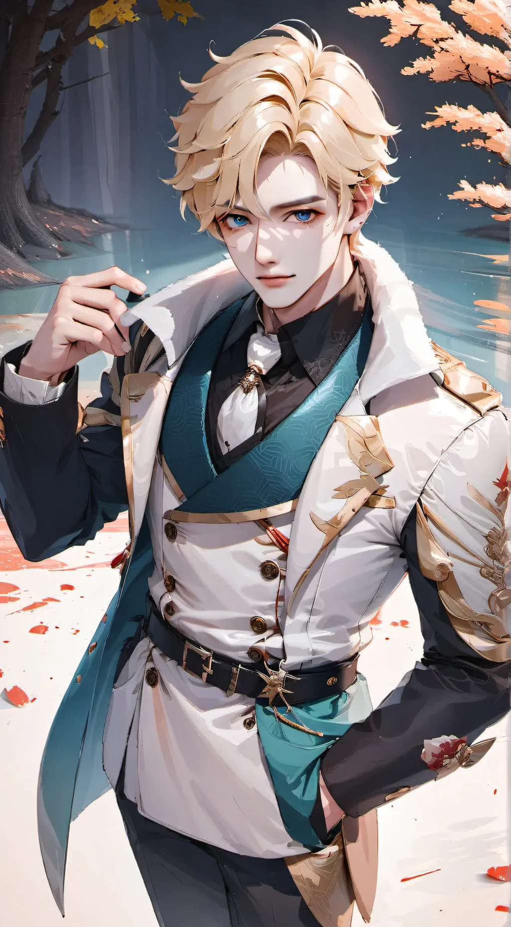 ai character: 暗月darkmoon background