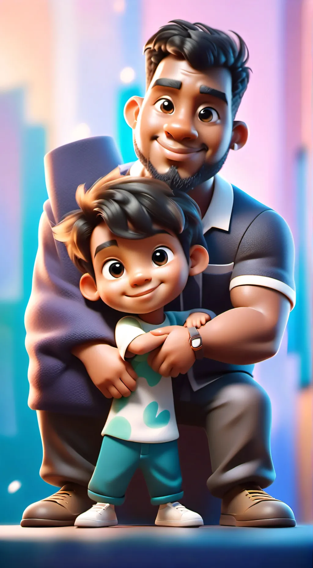 ai character: baby Tyler background