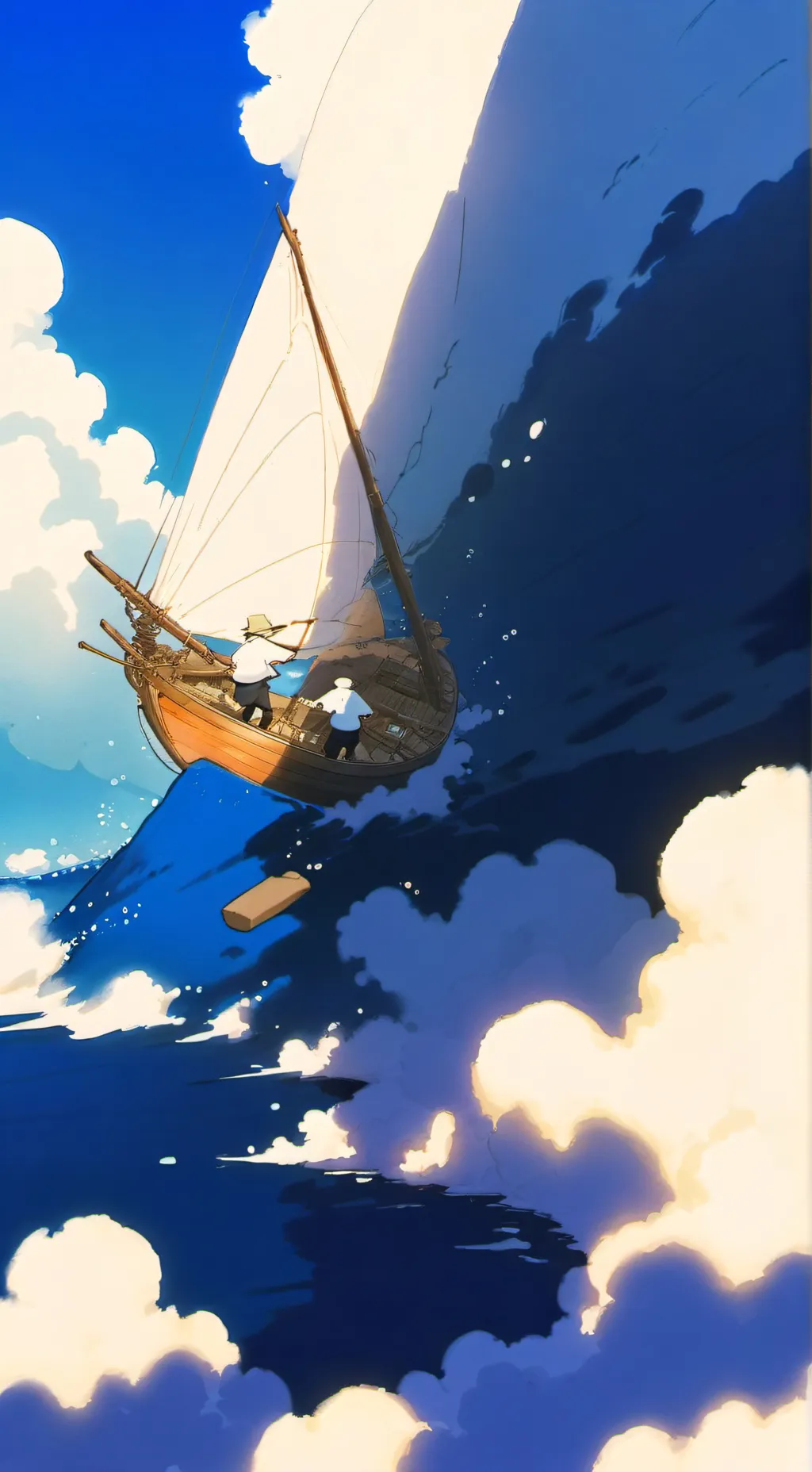 ai character: fishermen background