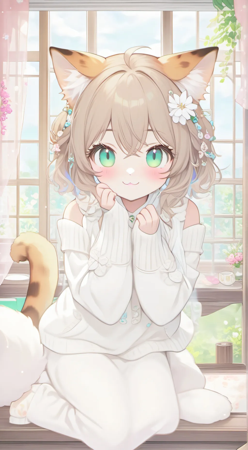 ai character: Sunshine Tortie Sp background