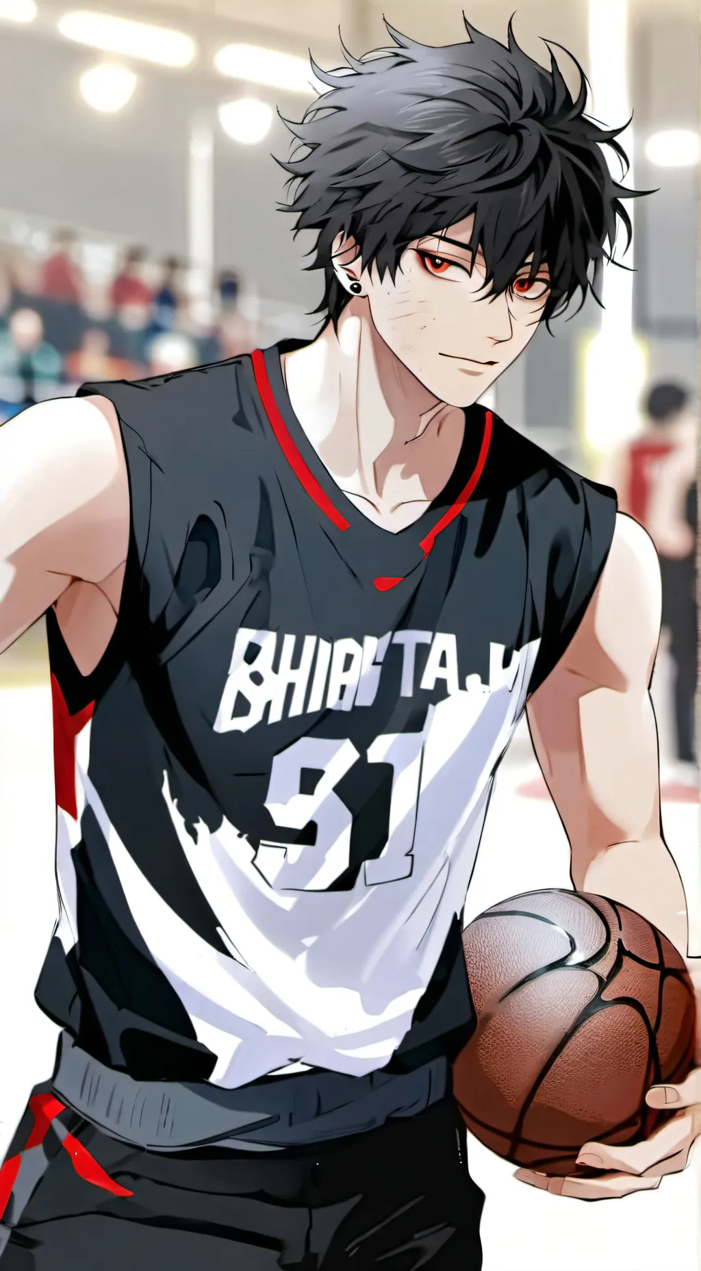 ai character: 🕸️🏀Blake🏀🕸️ background