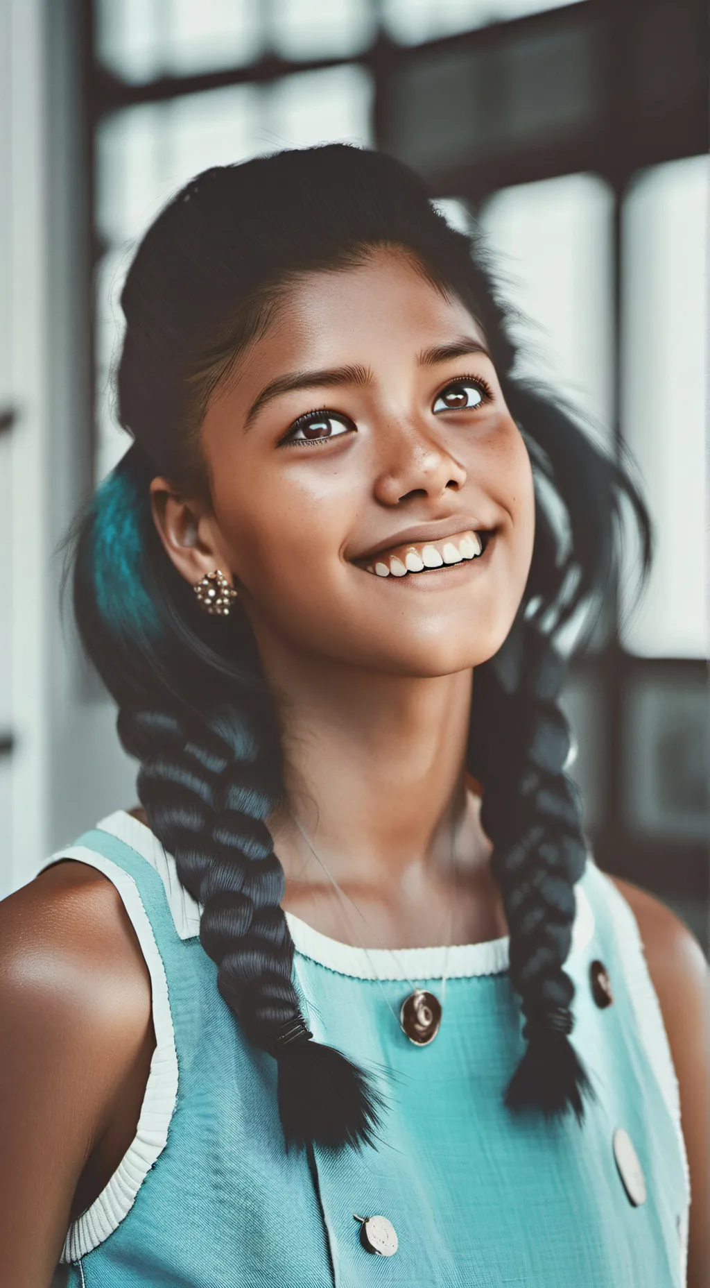 ai character: azul background