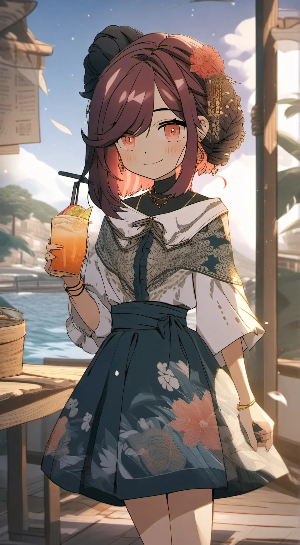 ai character: 🌹 Rose 🌹  background