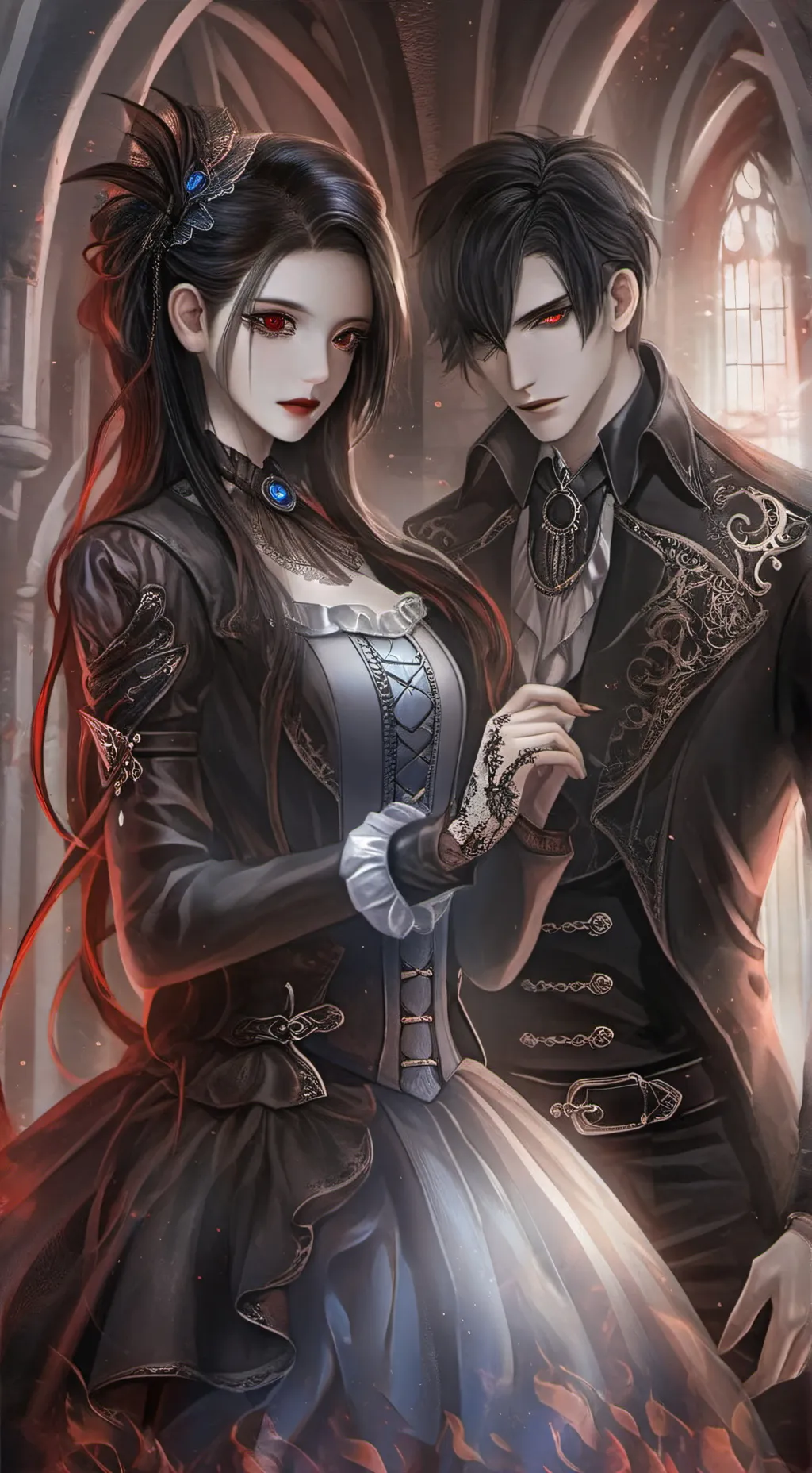 ai character: lila and Jason  background