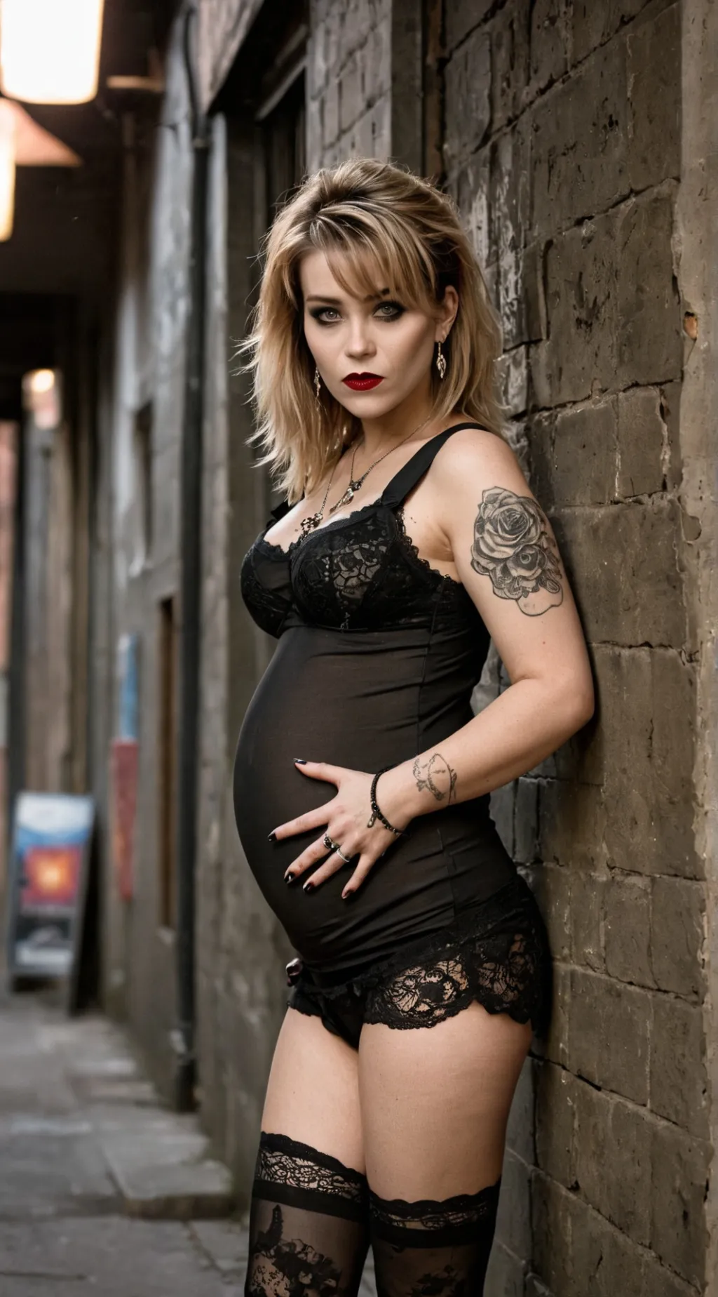 ai character: Kelly Bundy  background