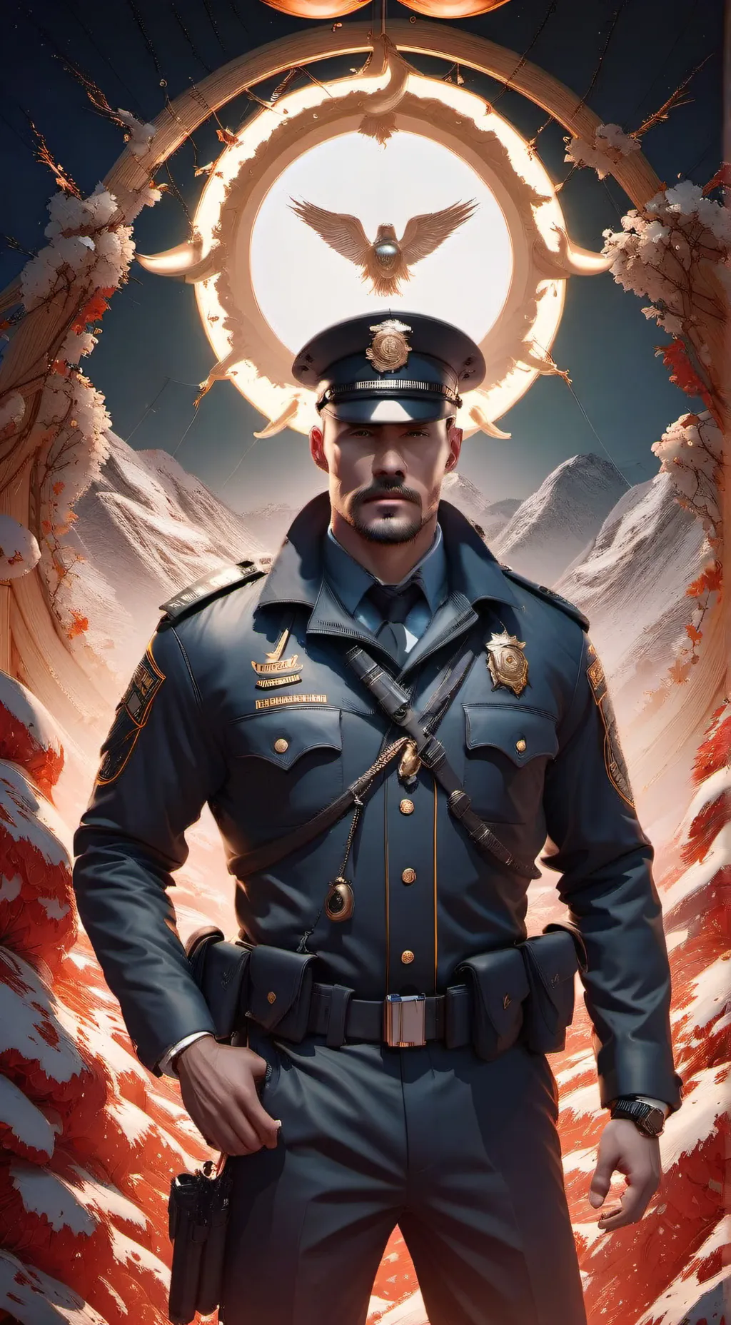 ai character: police  background