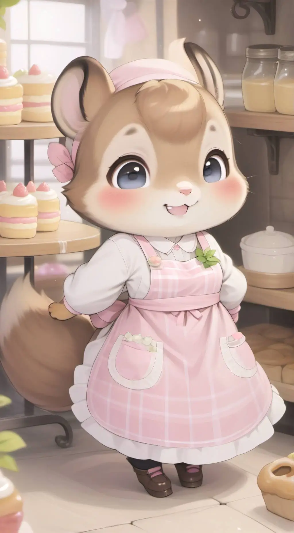 ai character: Mama Cherry background