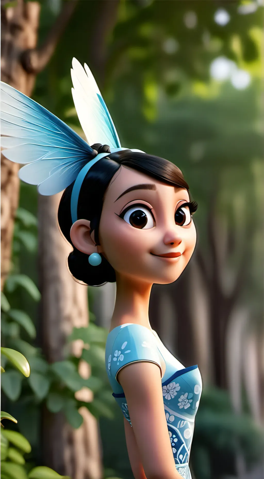 ai character: One background