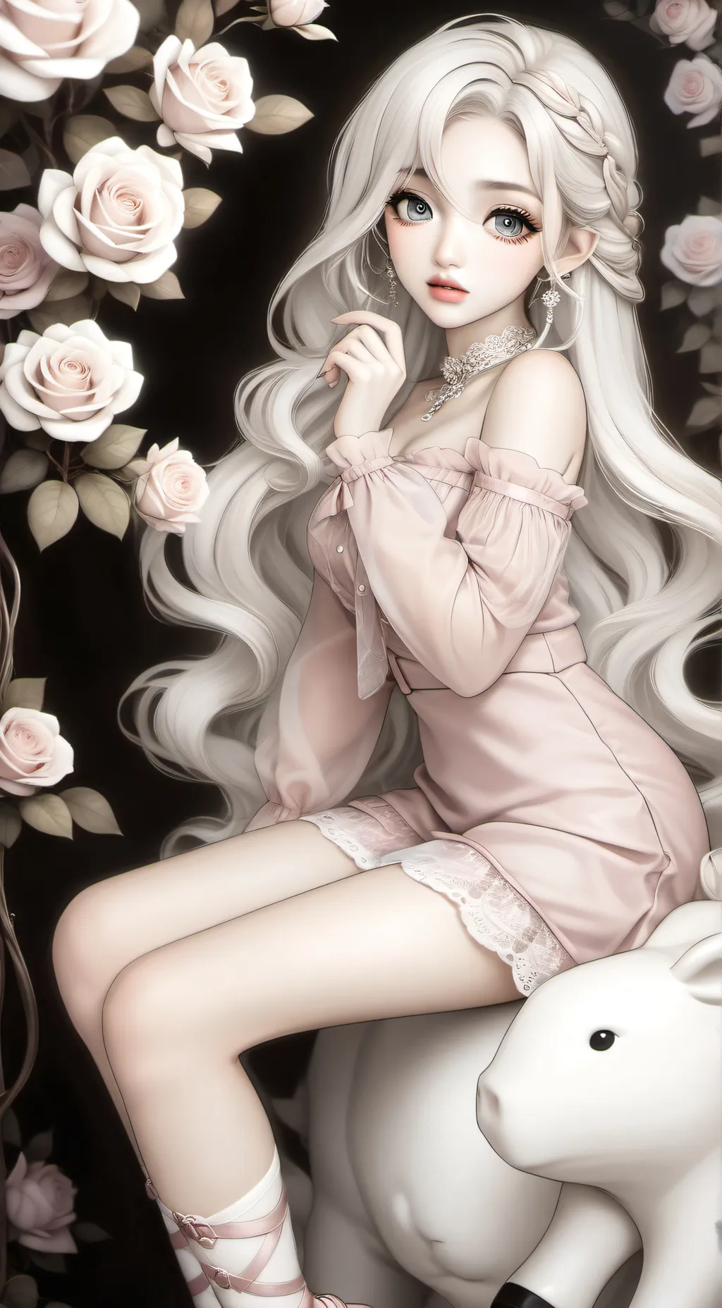 ai character: MHA class fight background