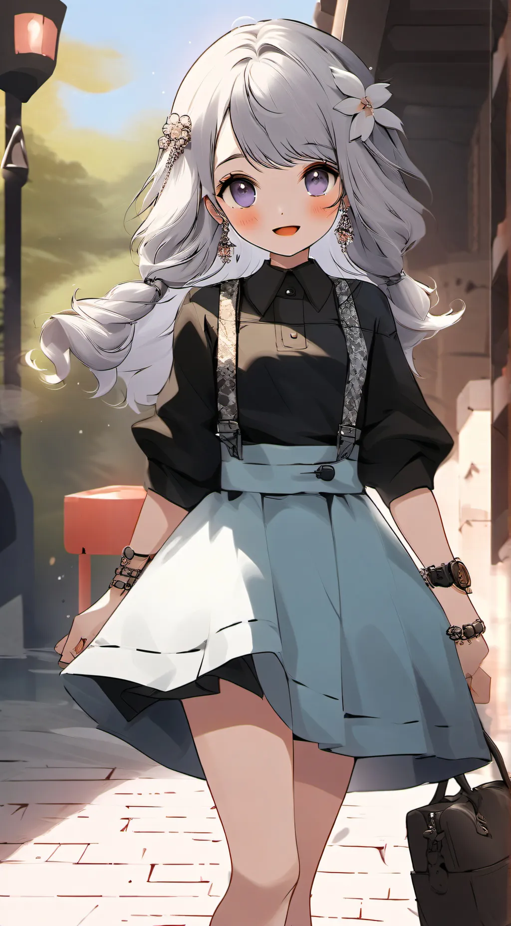 ai character: break up scene background