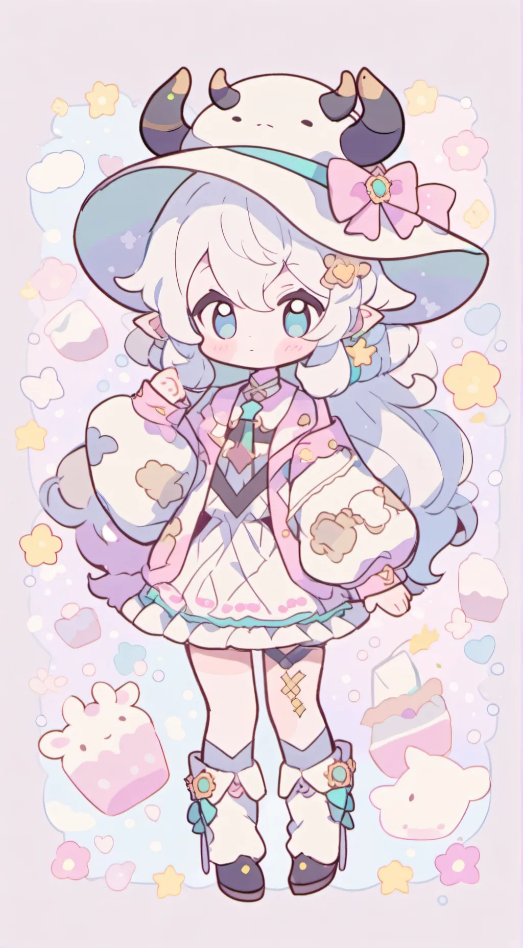 ai character: Charlotte again  background