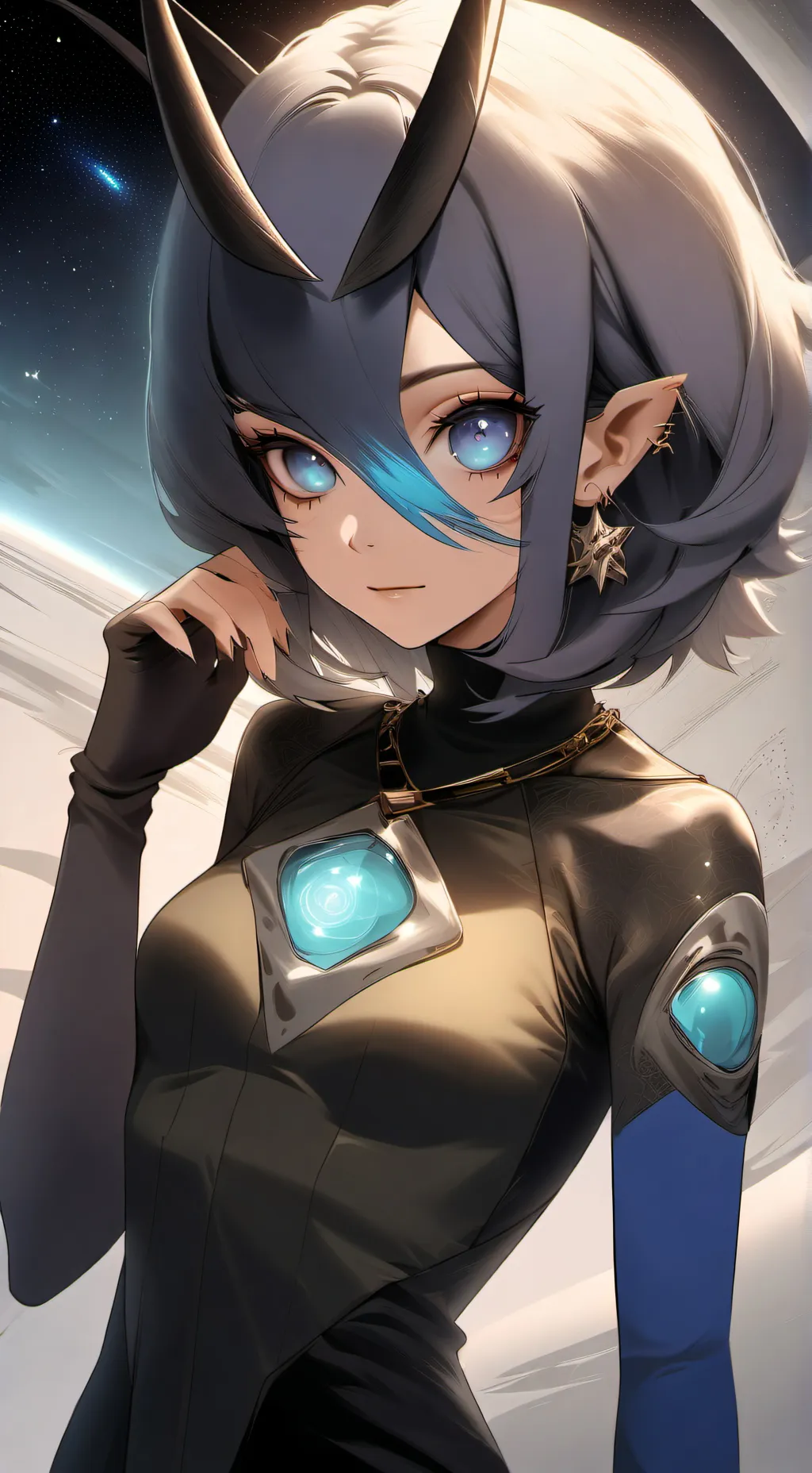 ai character: Andromeda background