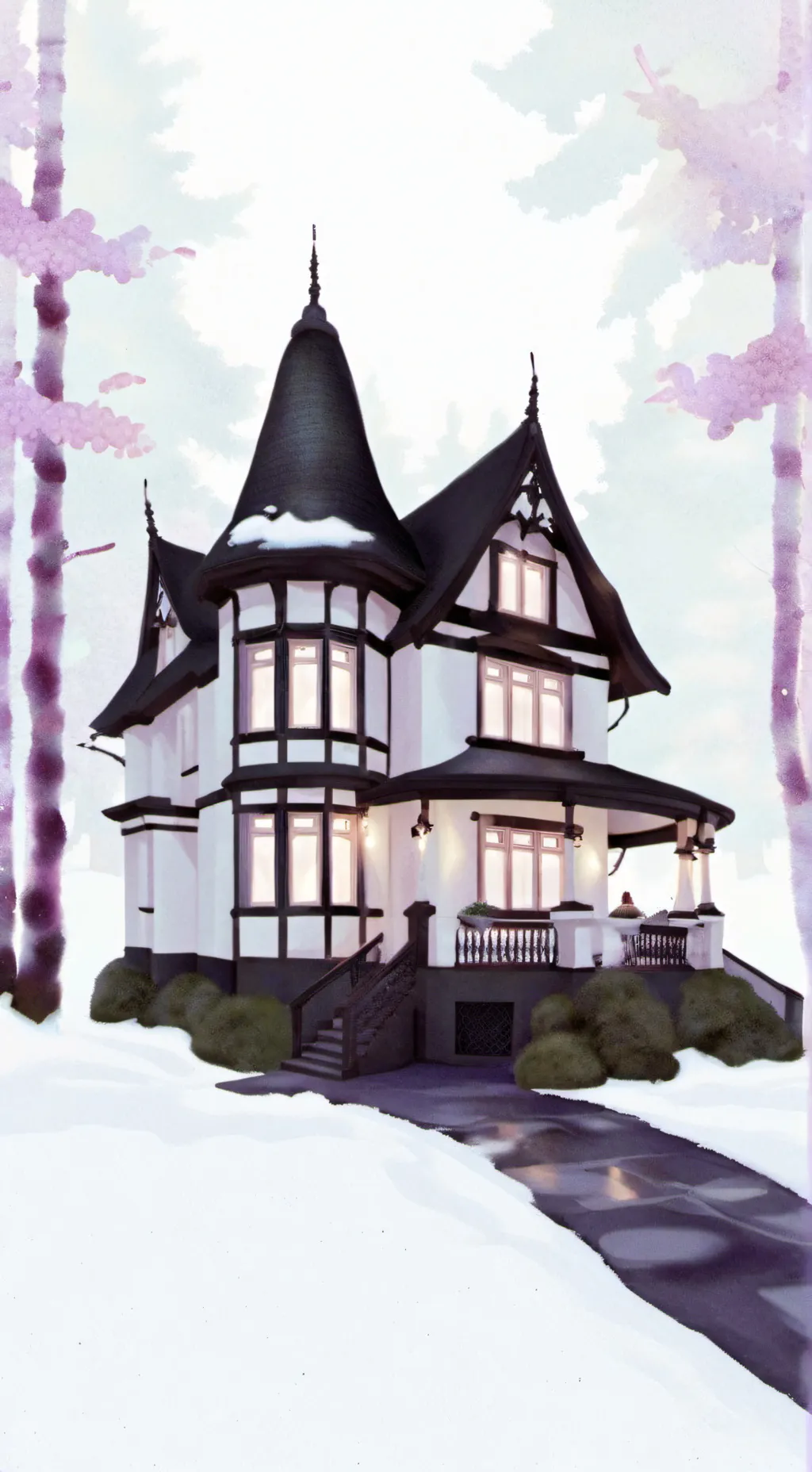 ai character: dw new year background