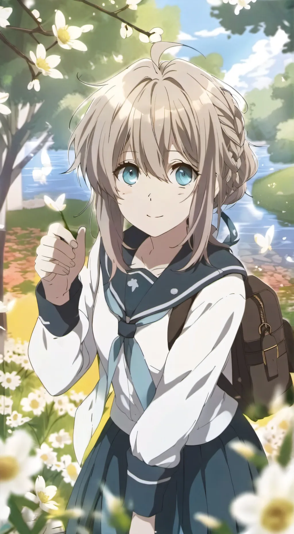 ai character: school background