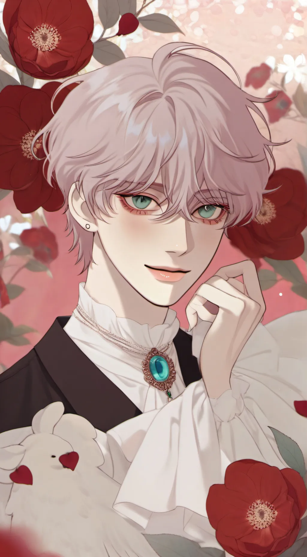 ai character: ❤️😚juhaa😚❤️ background