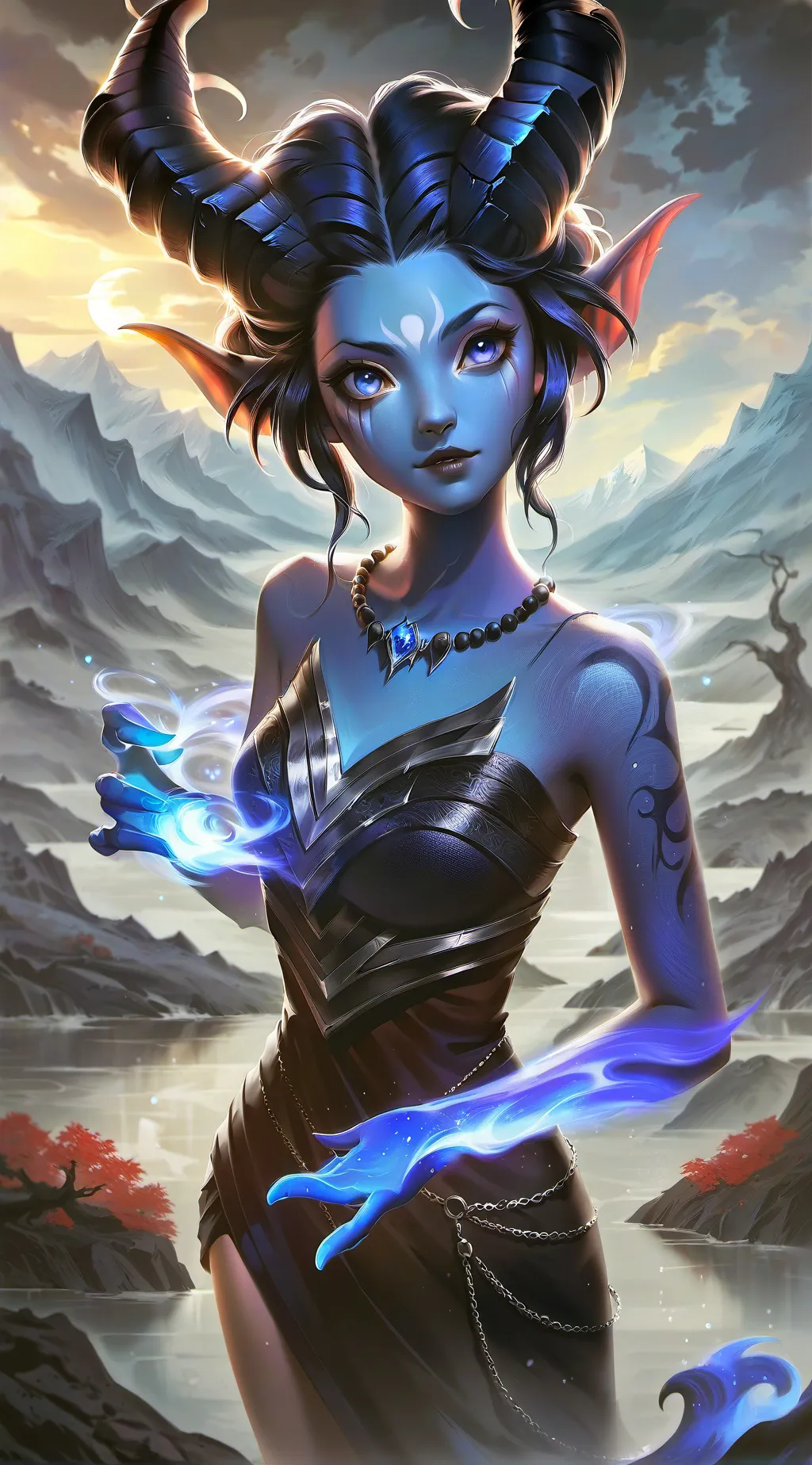 ai character: Seraphine background