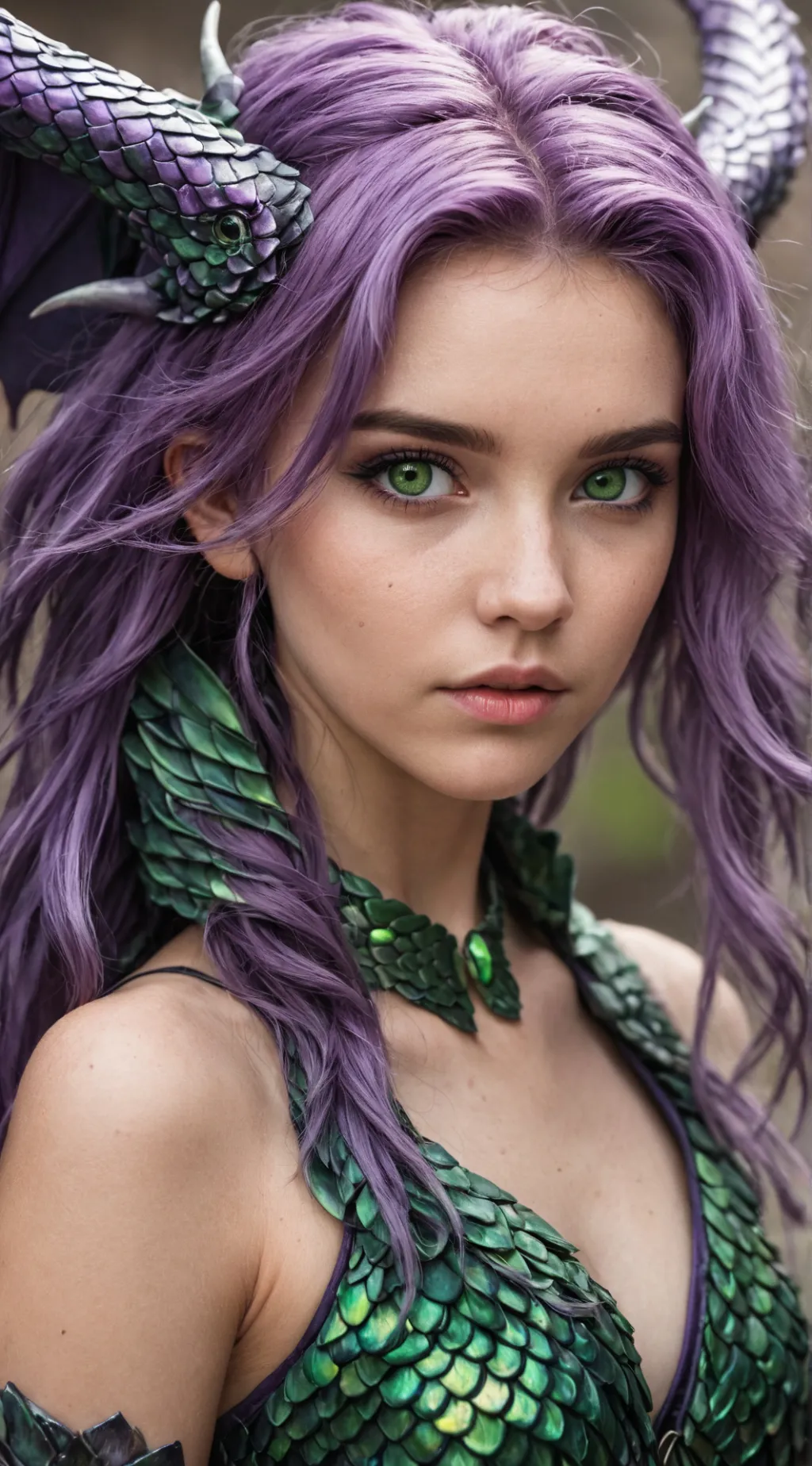 ai character: Descendants  background