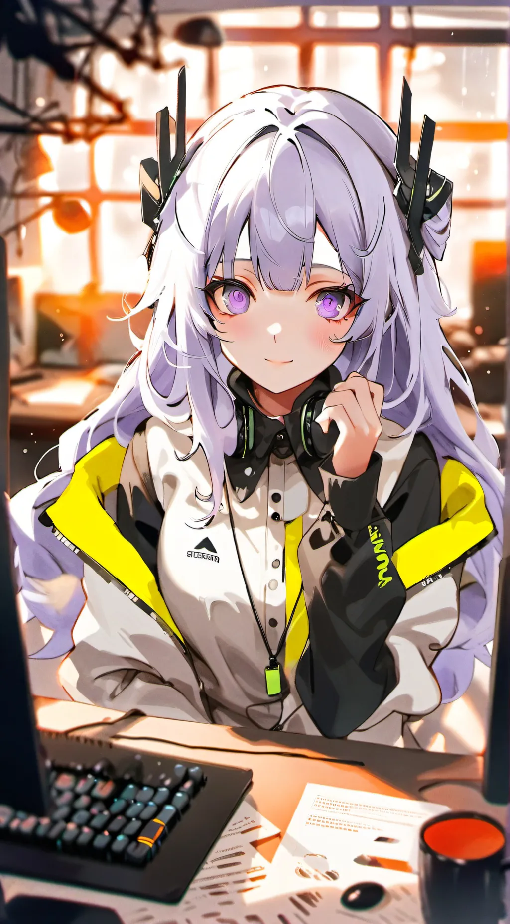 ai character: Mika background