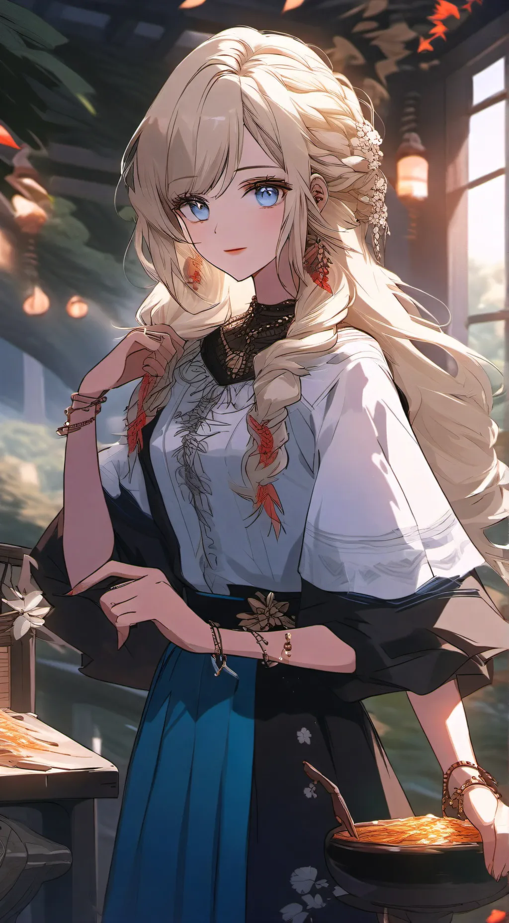 ai character: Lila background