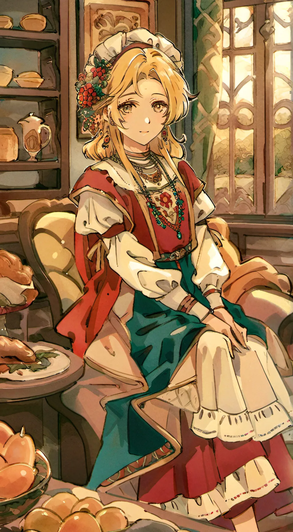 ai character: Украина  background