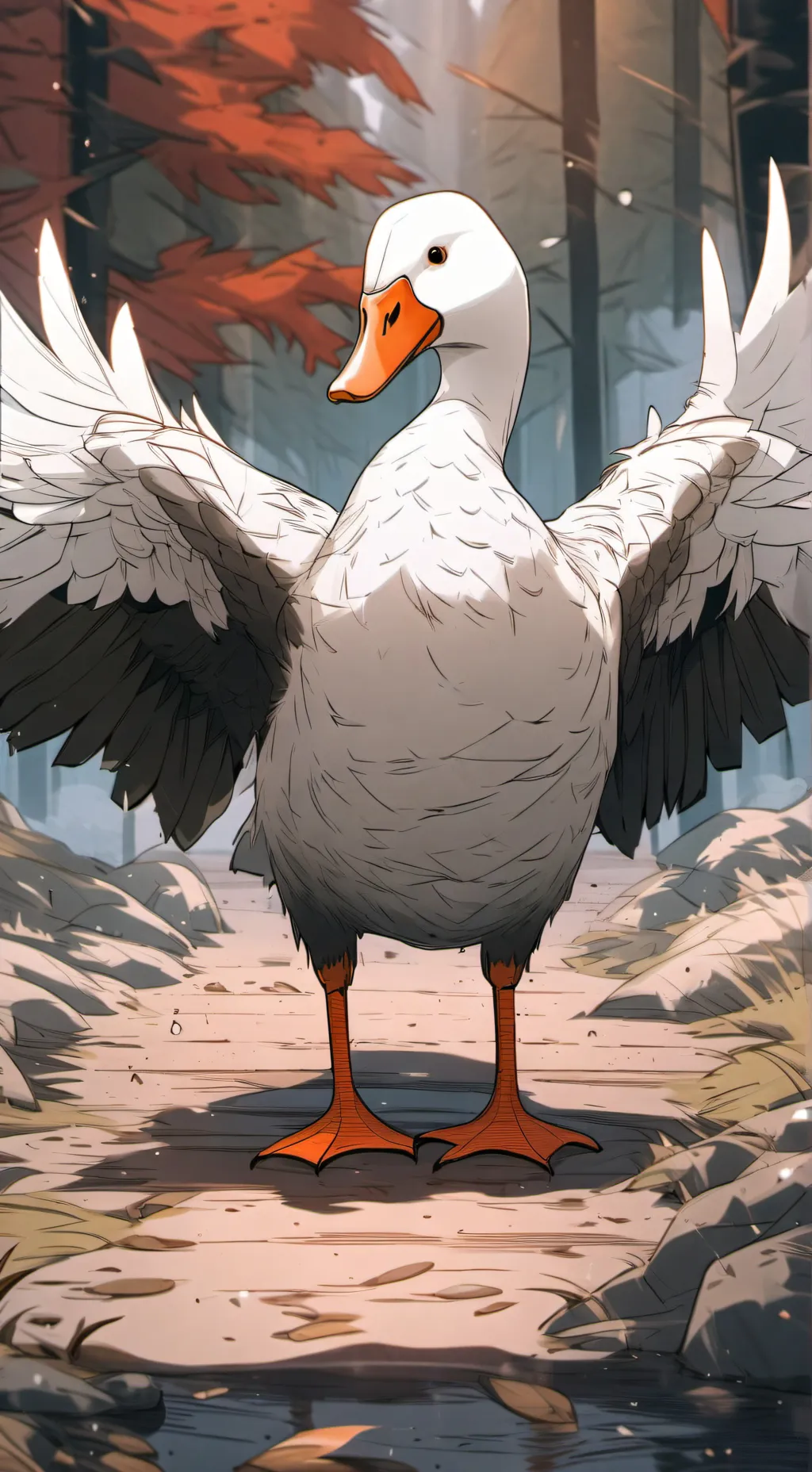 ai character: A Goose background