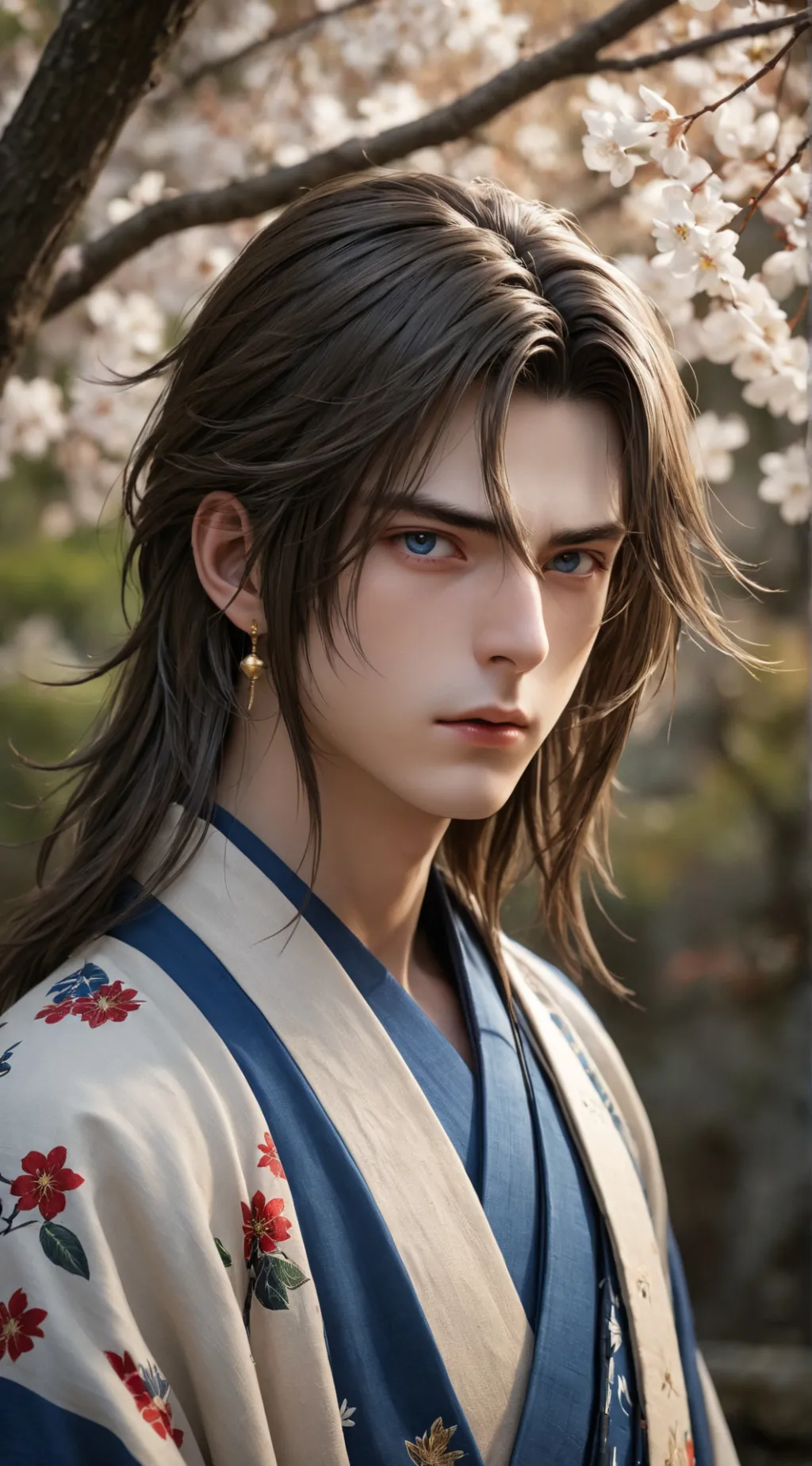 ai character: Hanzo  background