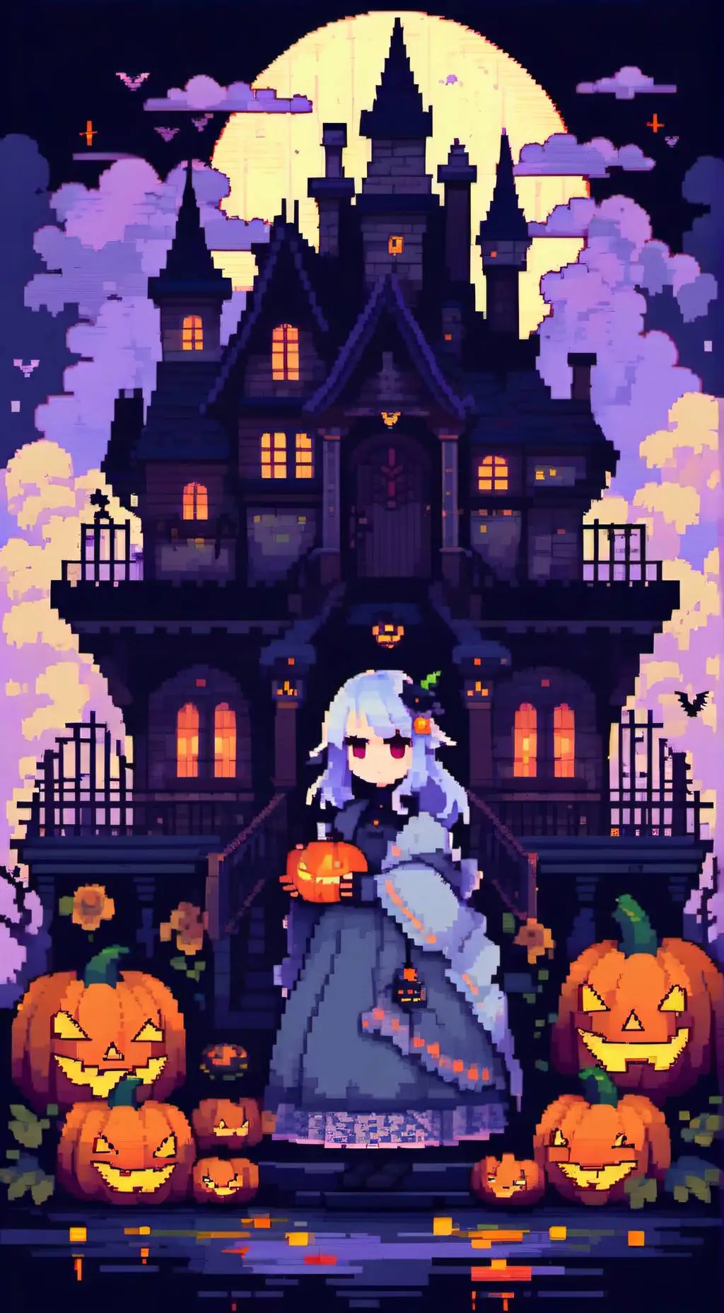 ai character: Sprunki Halloween! background