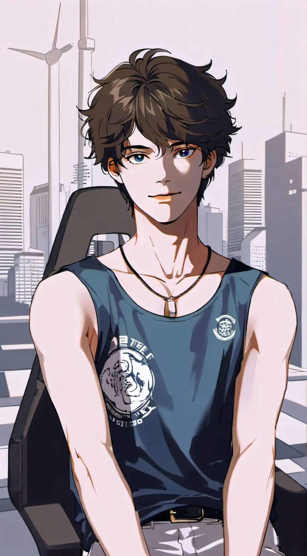 ai character: Aaron Scott background