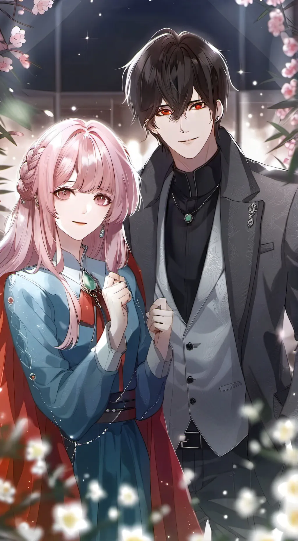 ai character: Soulmate color background