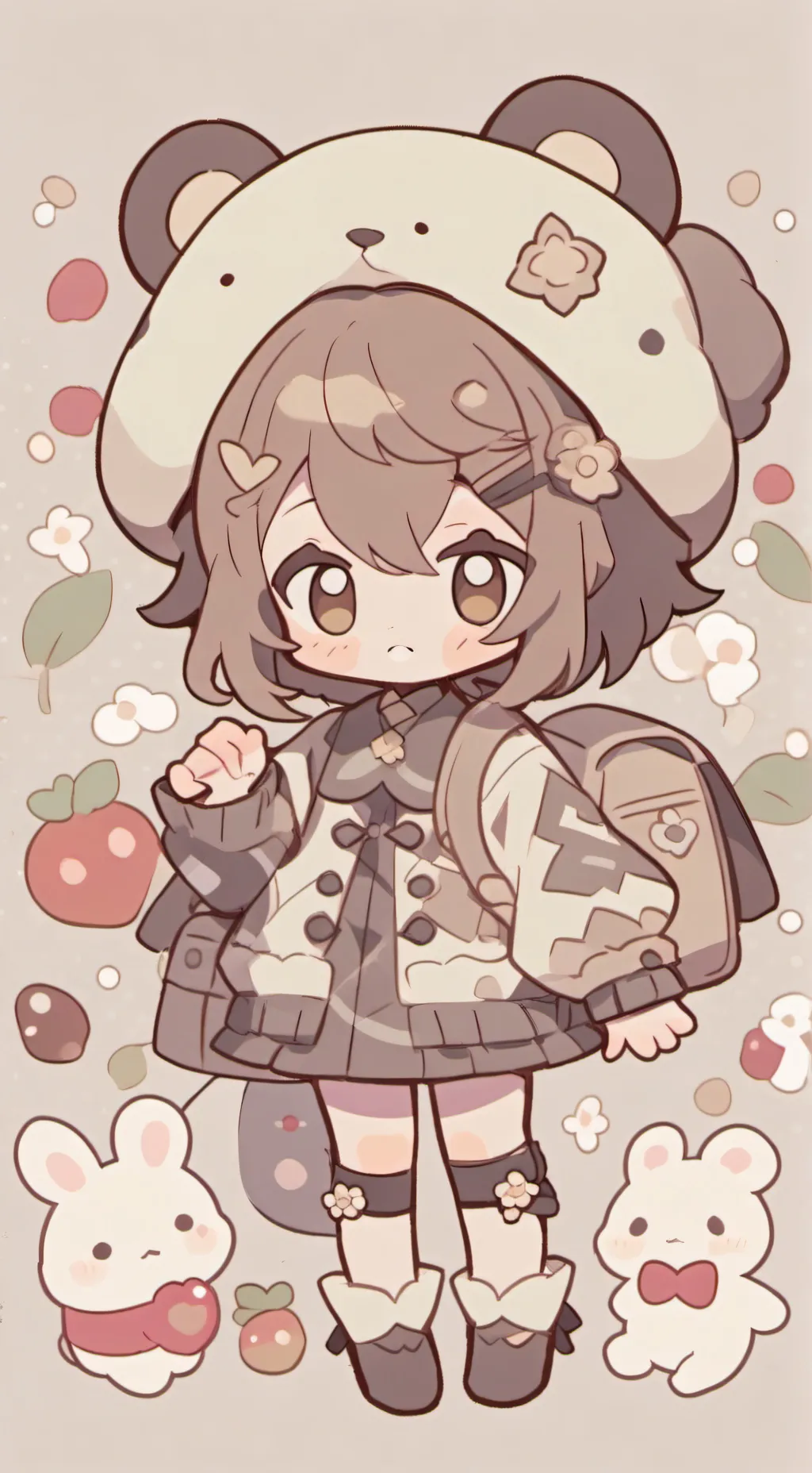 ai character: Cookie background