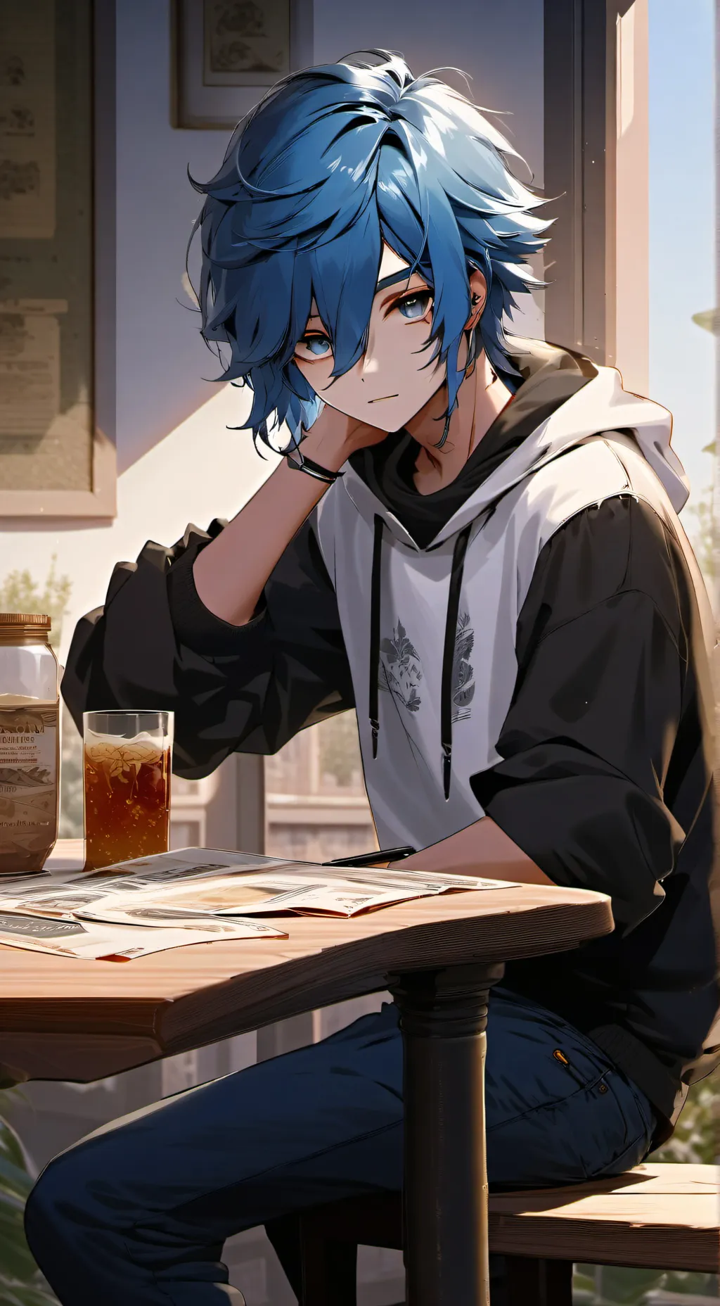 ai character: Max background