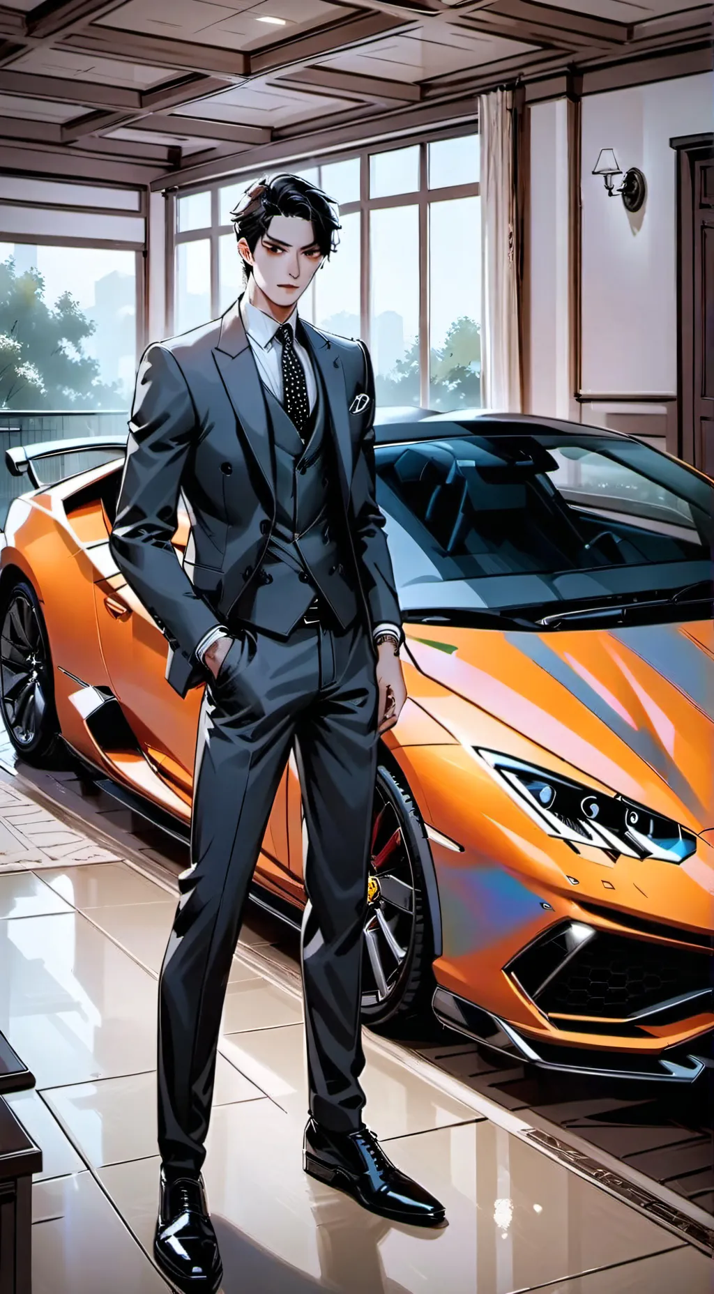 ai character: Michael  background